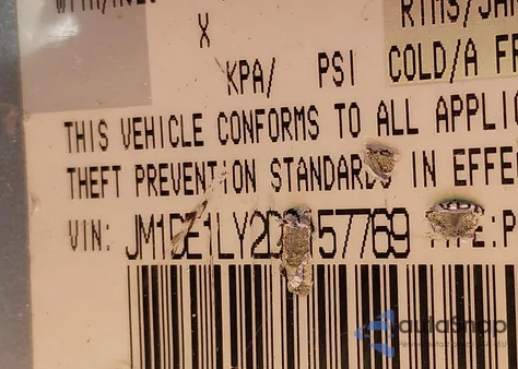 2013 Mazda Mazda2 Touring из США, поврежденный, VIN JM1DE1LY2D0157769